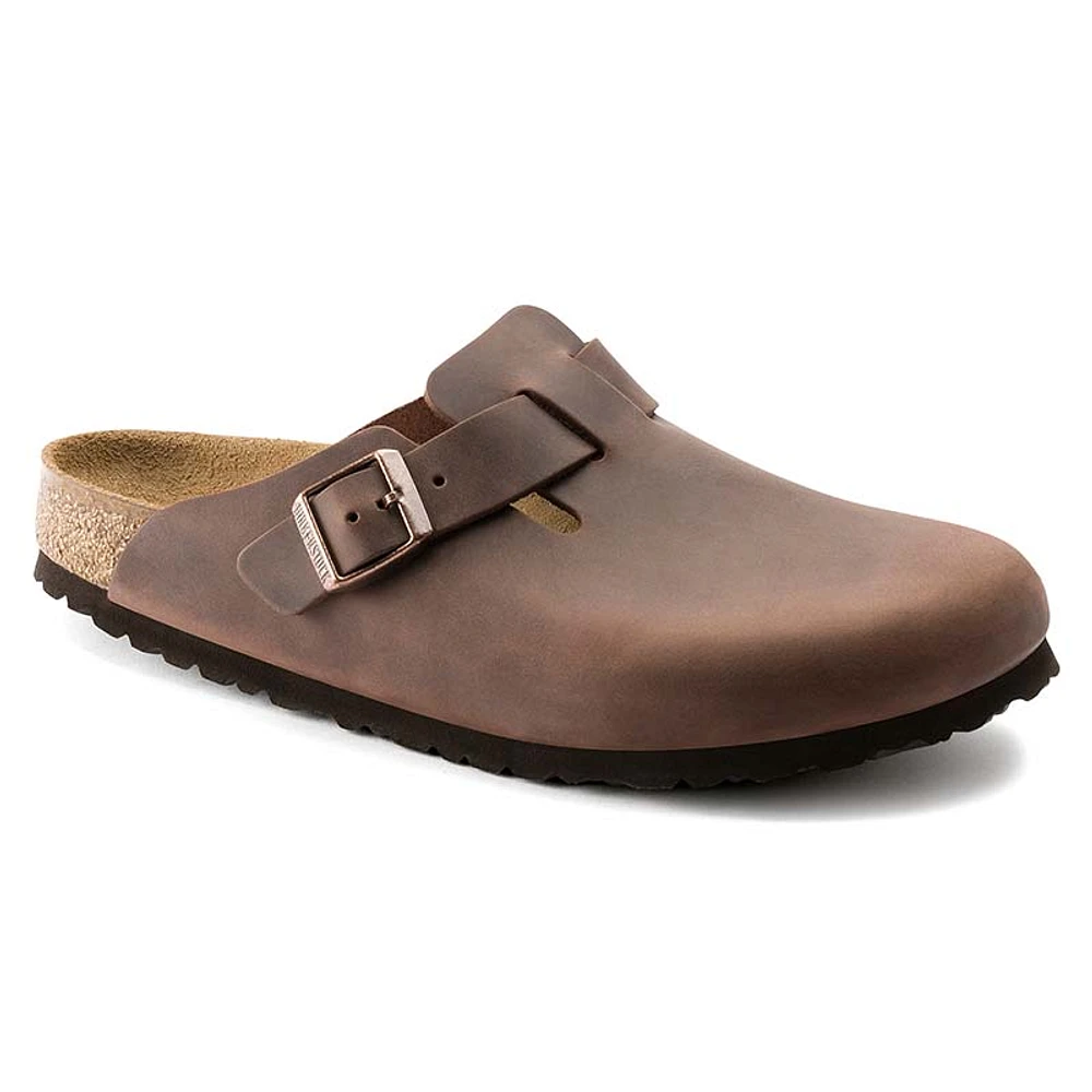 Boston Oiled Leather Slip On Shoes Habana