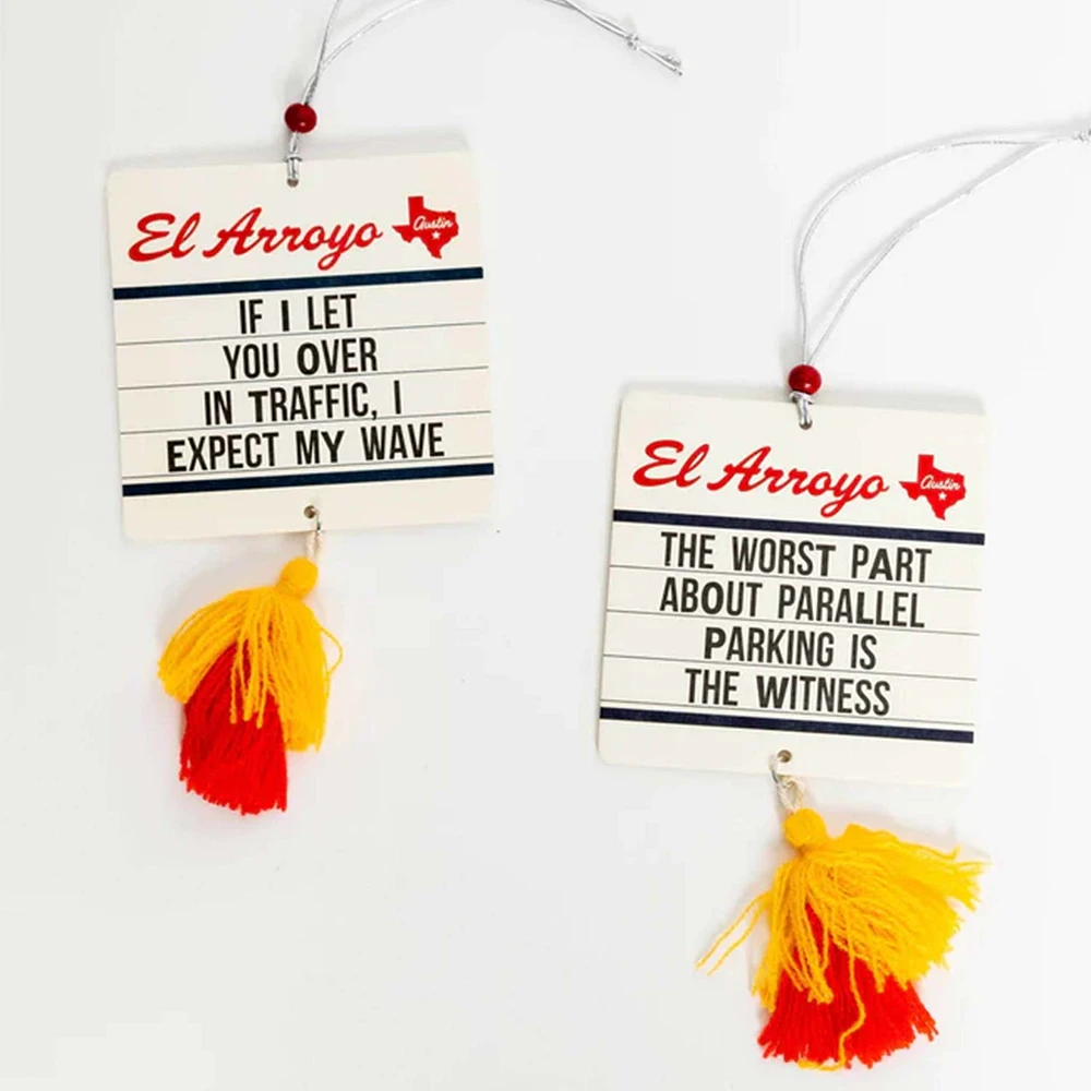 2 Pack of Air Fresheners - Parallel Parking