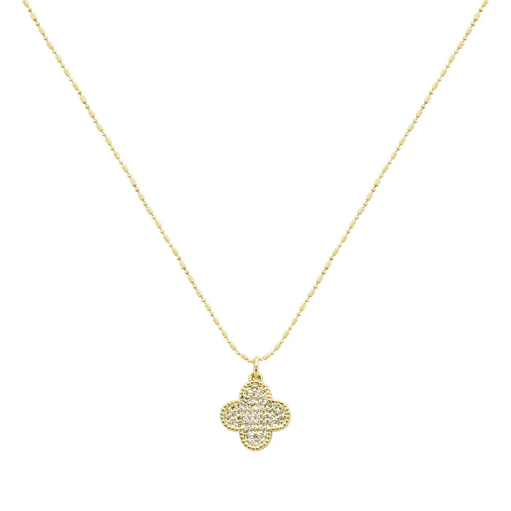 Diamond Clover Necklace