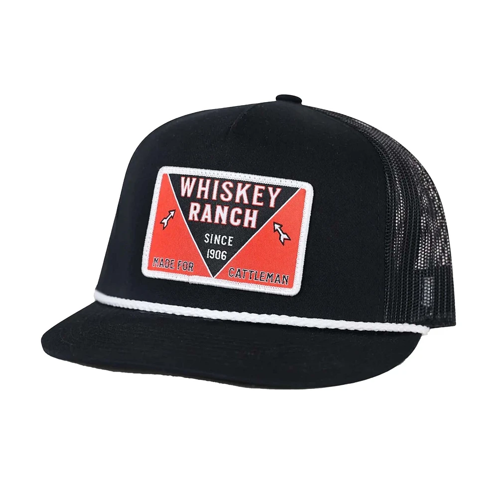Bandit Red Patch Rope Hat