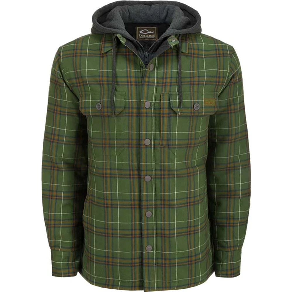 Campfire Flannel Hooded Shacket