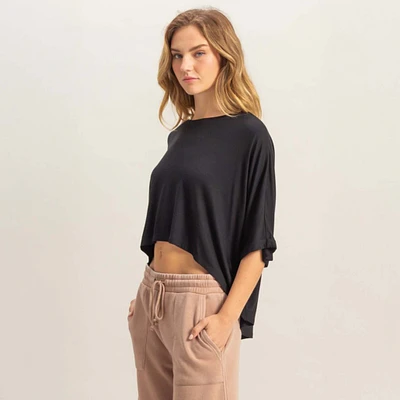 Short Sleeve High Low Comfort Tee