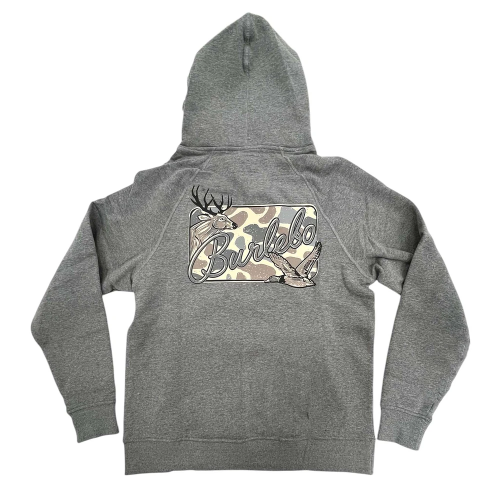 Fleece Patch Camo Signature Logo Hoodie