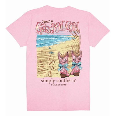 Cowgirl Beach Short Sleeve T-Shirt
