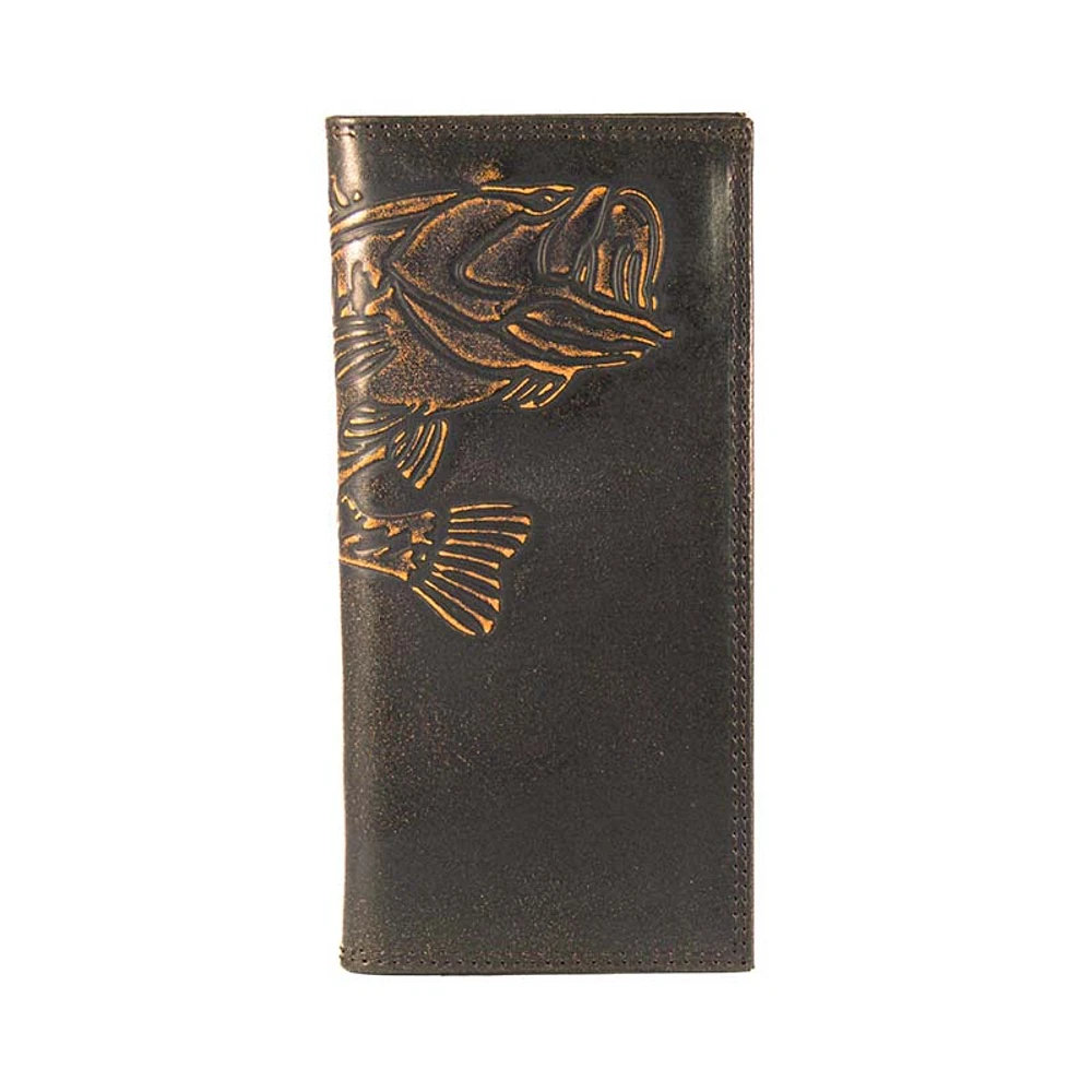 Bass Burnished Roper Wallet