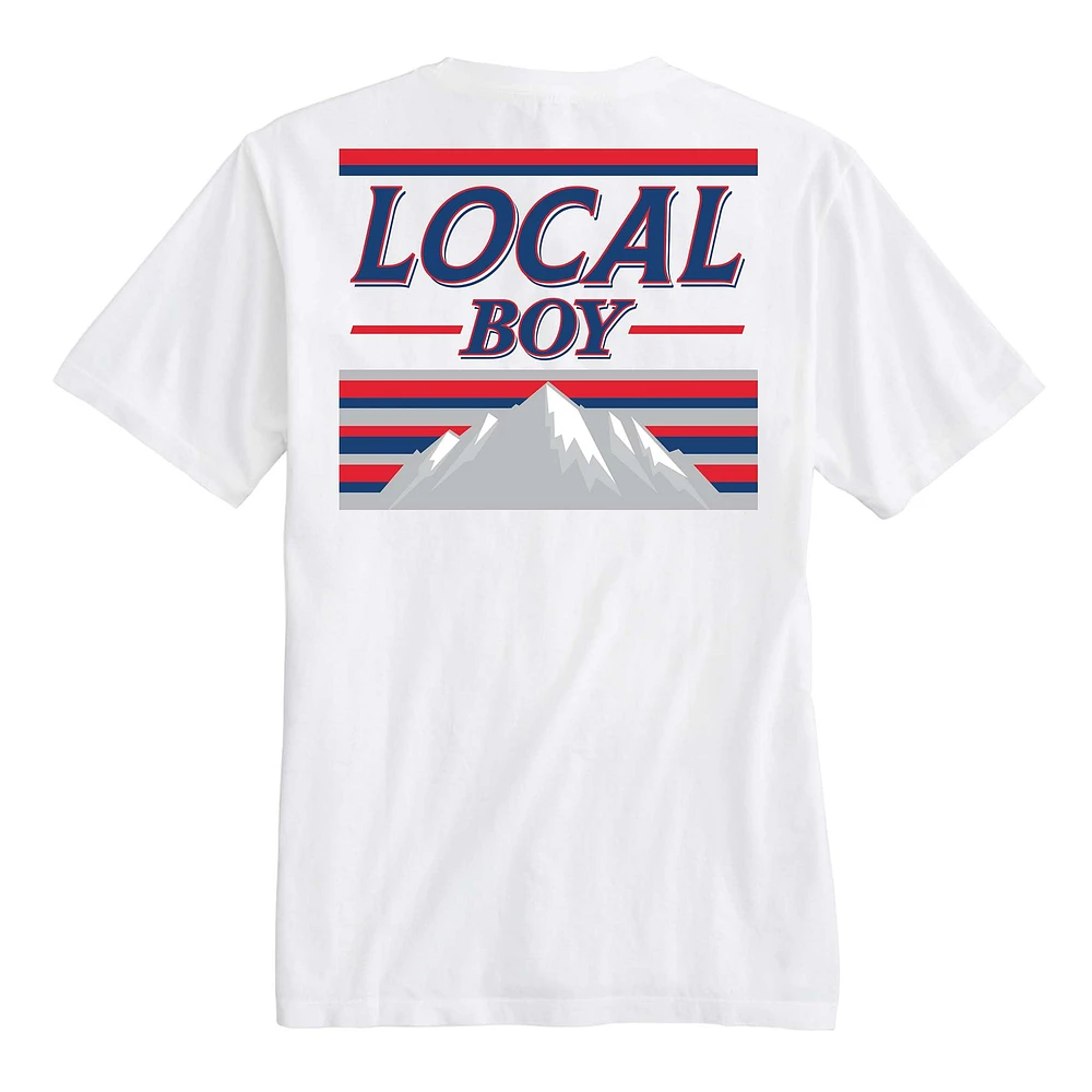 Painted USA Stripe Short Sleeve T-Shirt
