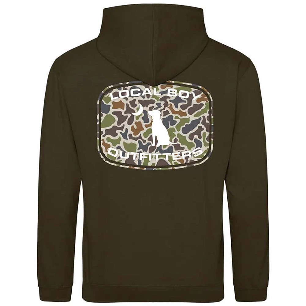 Localflage Patch Hoodie Olive