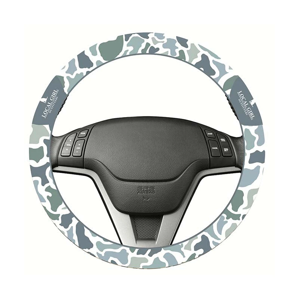 Local Girl Steering Wheel Cover in Localflage Coast