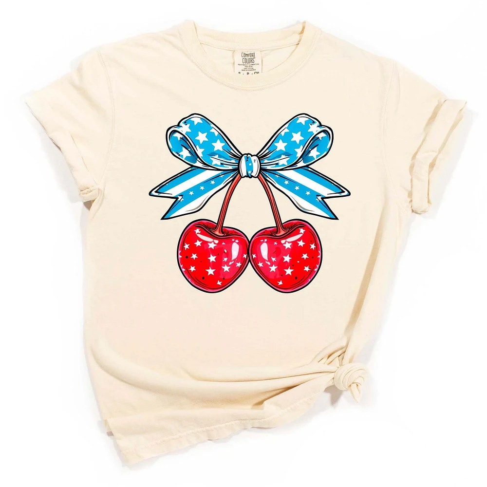 Americana Cherries Short Sleeve T-Shirt