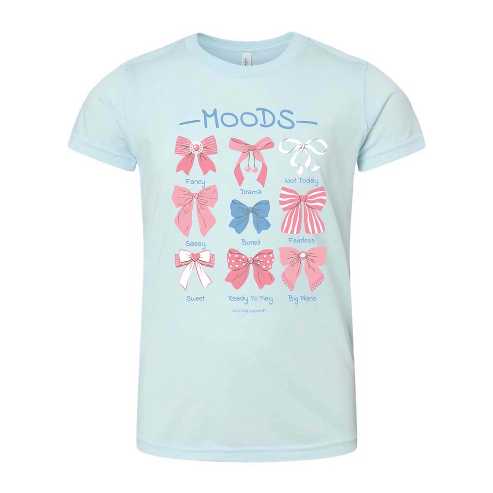 Youth Mood Bows Short Sleeve T-Shirt