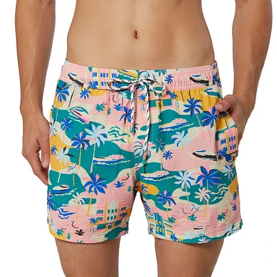 Booze Cruise Pink 5" Party Starter Swim Shorts