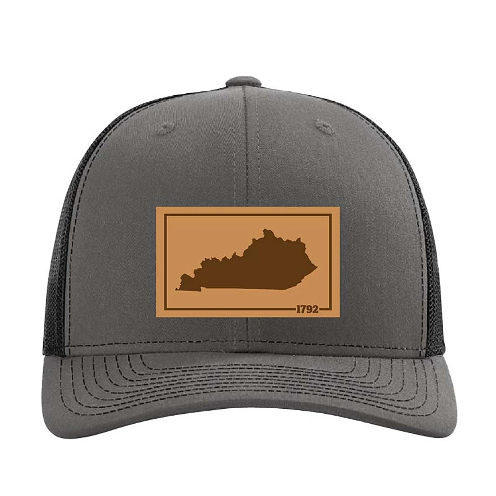 Kentucky Outline Trucker in Charcoal and