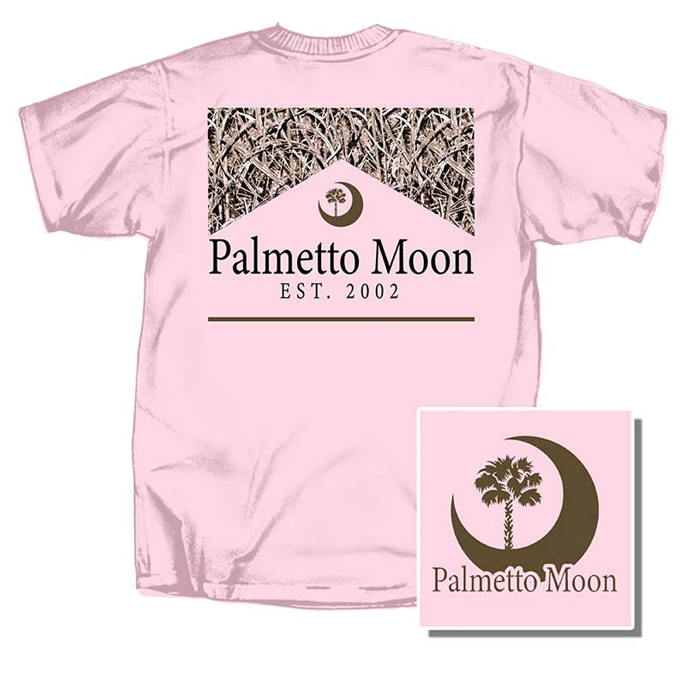 Camo Label Short Sleeve T-Shirt Pale Pink