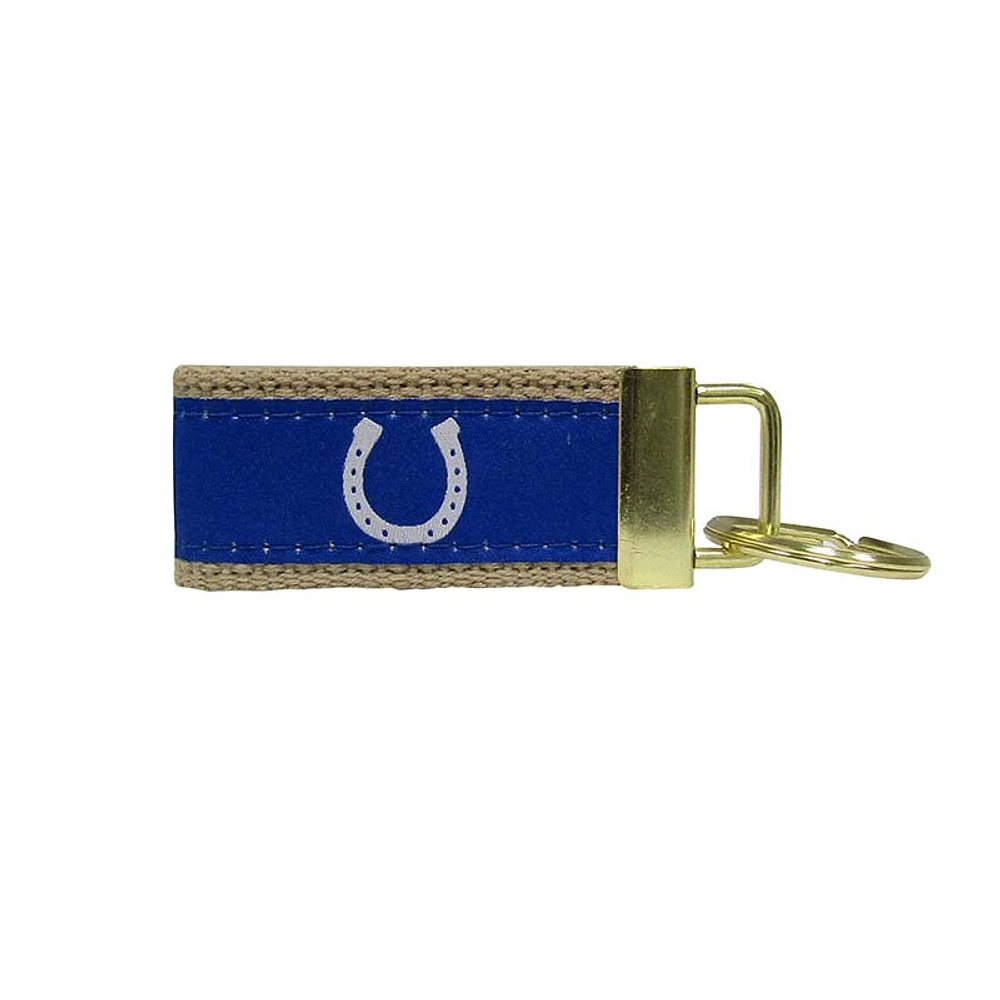 Royal Horseshoe Ribbon Key Fob