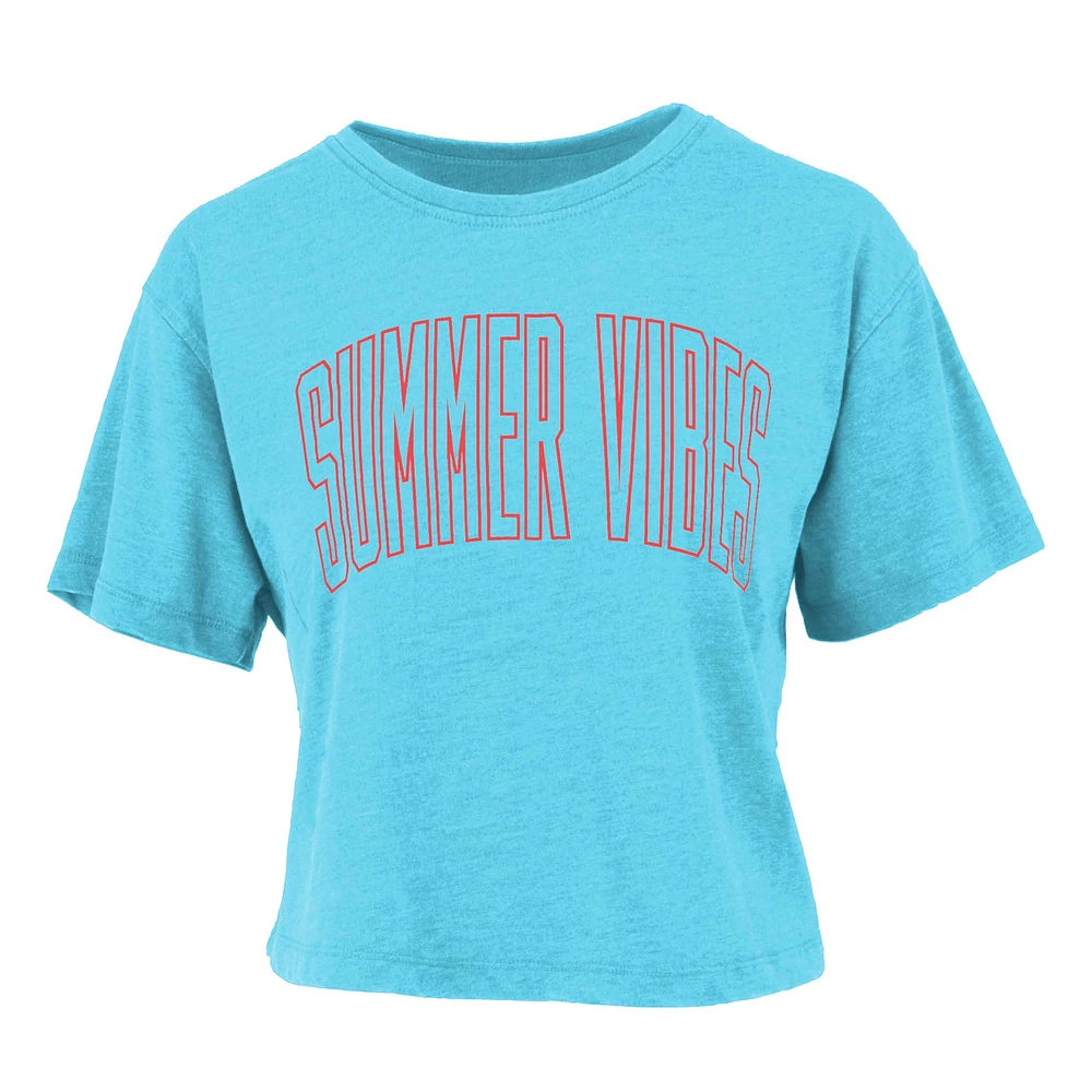 Summer Vibes Short Sleeve Crop T-Shirt