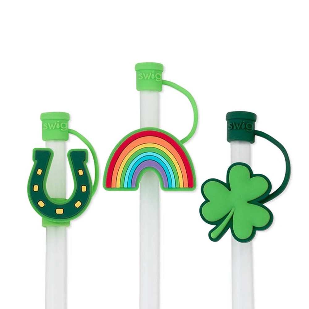 St. Patrick's Day Straw Topper Set