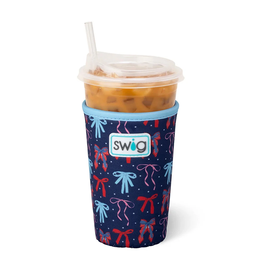 22oz Iced Cup Coolie in Miss Independence