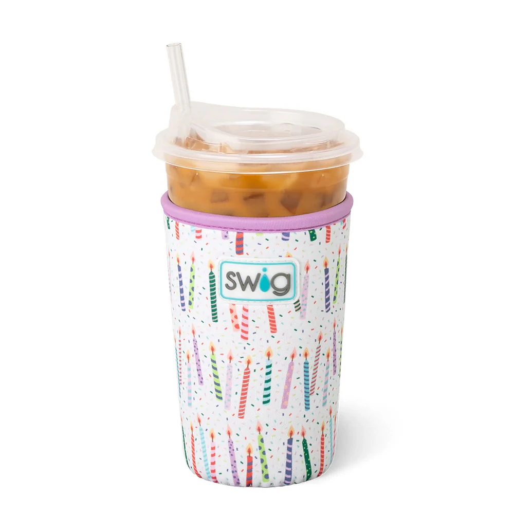 22oz Iced Cup Coolie in Make A Wish