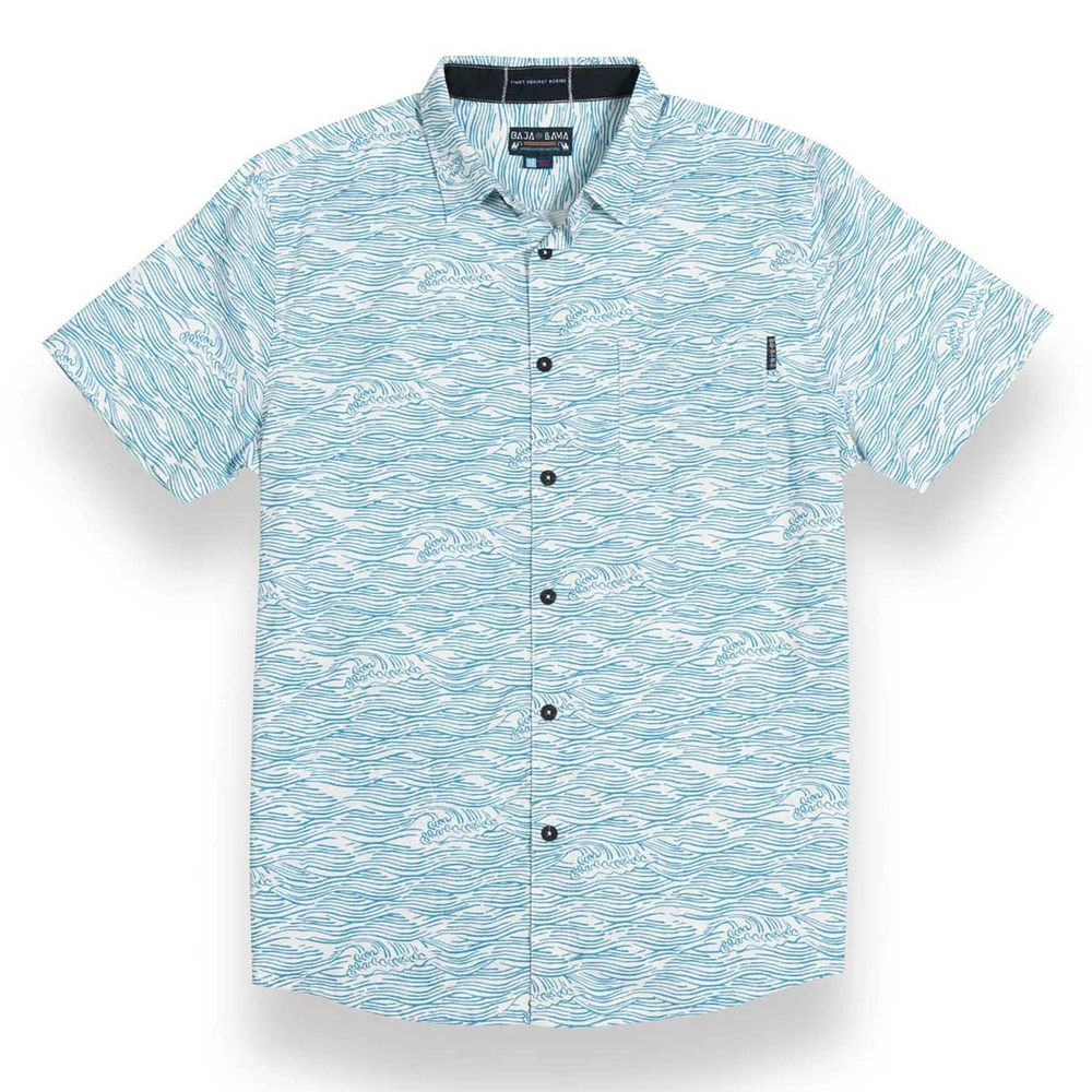 Men's Roll Tides Short Sleeve Button Down