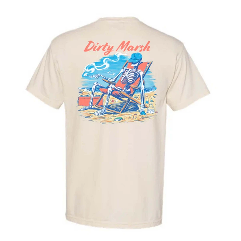 Skelly On Da Beach Short Sleeve T-Shirt