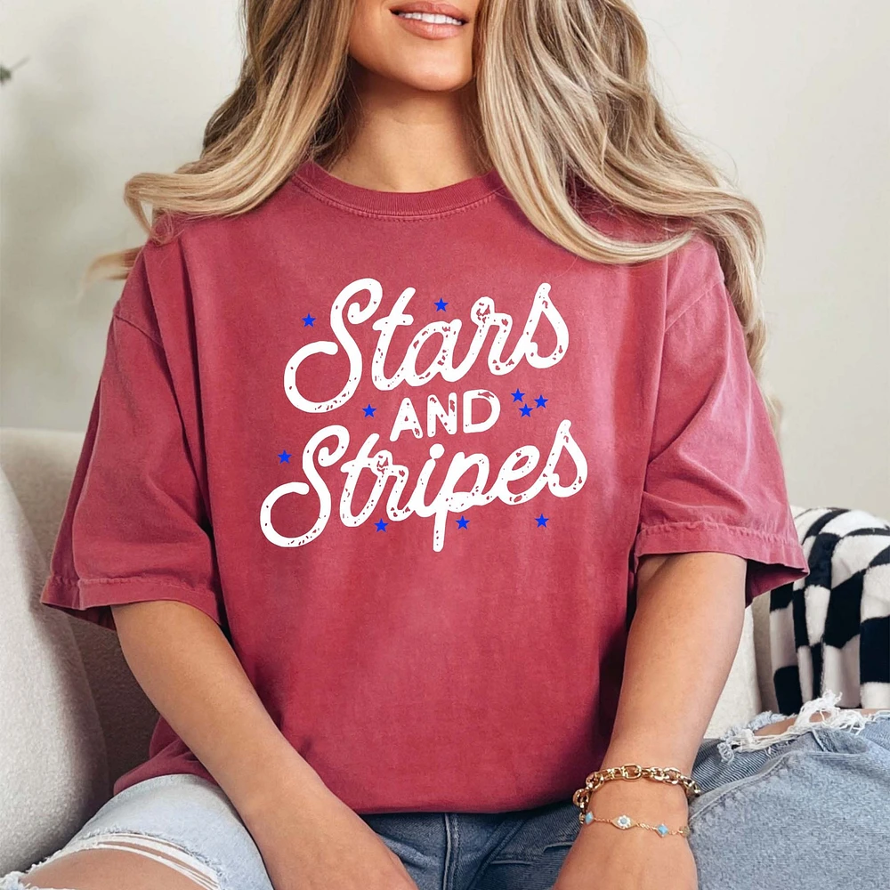 Stars and Stripes Short Sleeve T-Shirt