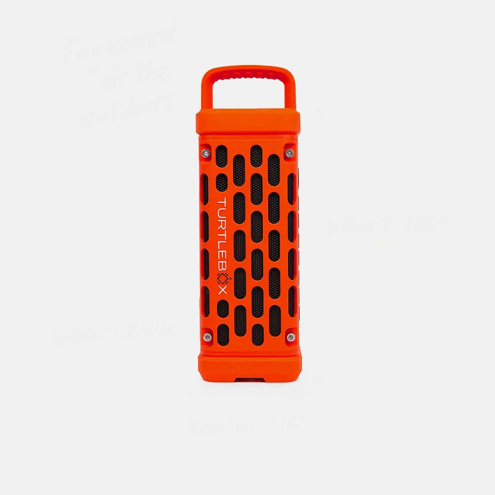 TurtleBox Ranger Portable Speaker in Orange