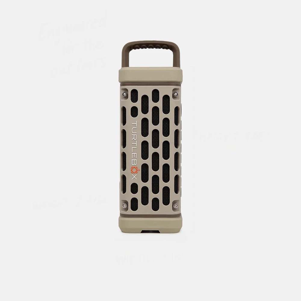 TurtleBox Ranger Portable Speaker in Tan