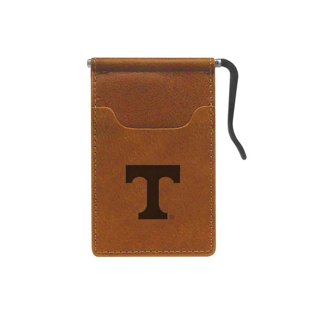 UT Embossed Clip Front Pocket Wallet