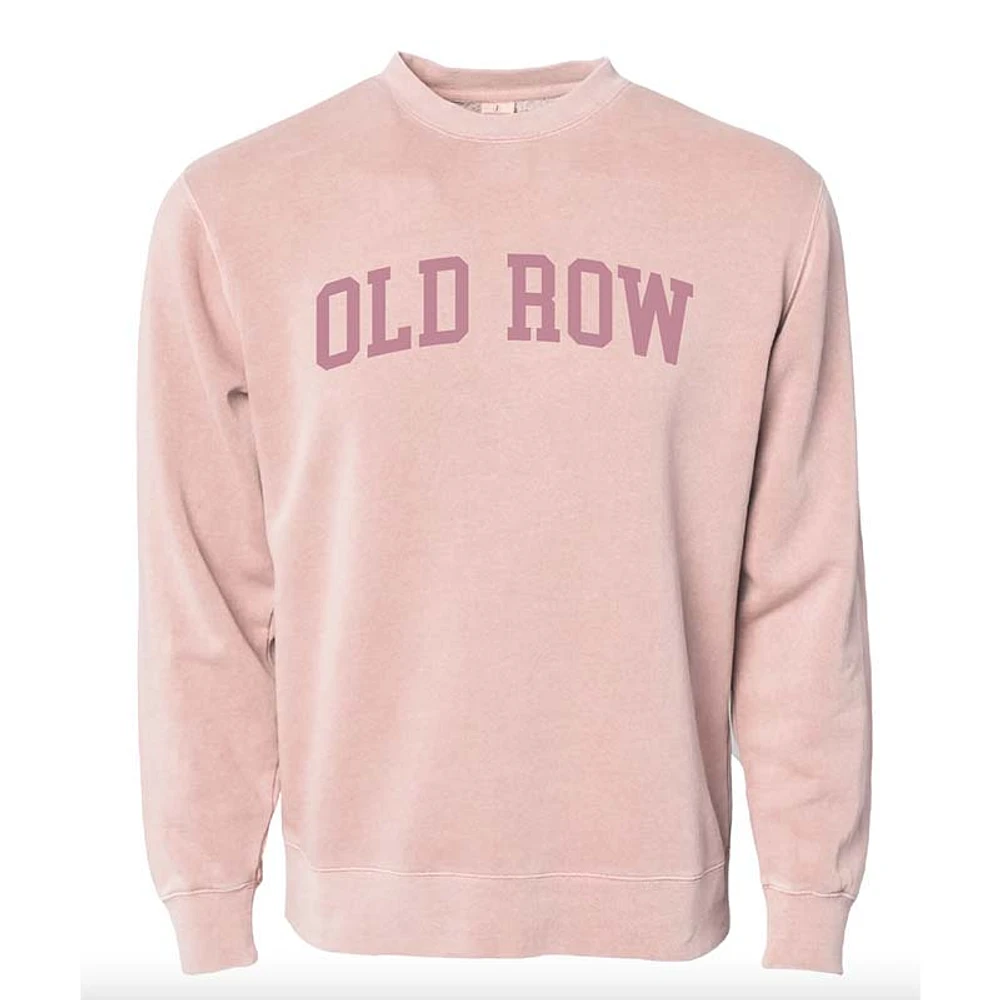 Old Row Arch Crewneck Sweatshirt Pink