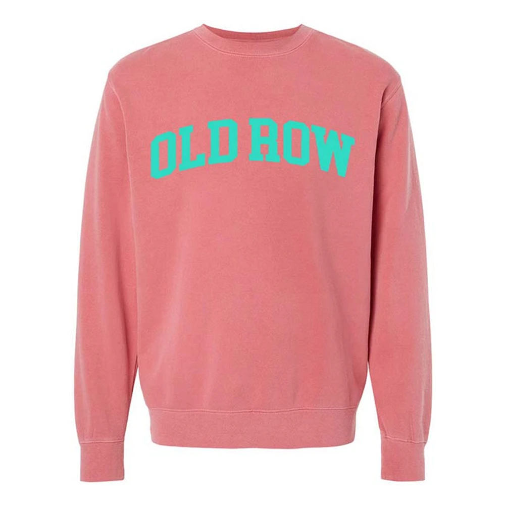 Old Row Arch Crewneck Sweatshirt Pink