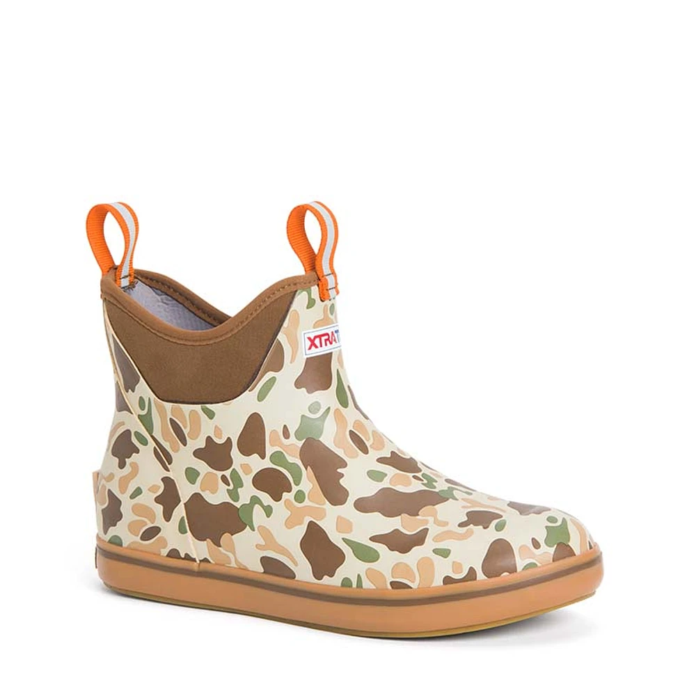 Men's 6 Inch Deck Ankle Boot Duck Camo
