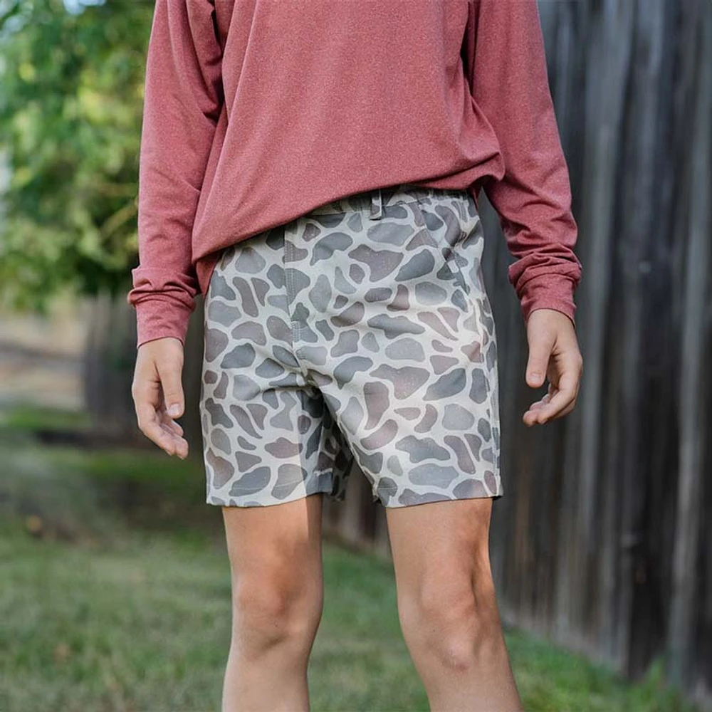 Youth Everyday Shorts Classic Deer Camo