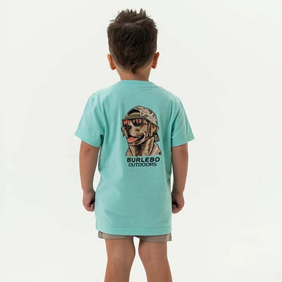 Youth Dog Hat Short Sleeve T-Shirt