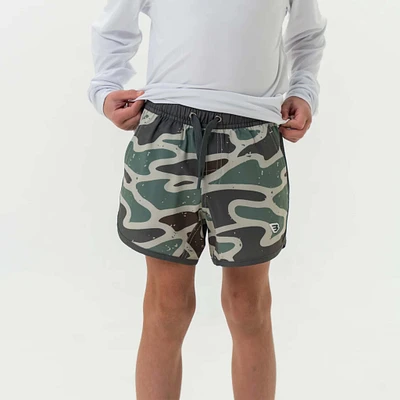 Youth Swim Trunk Jumbo Retro Duck Camo