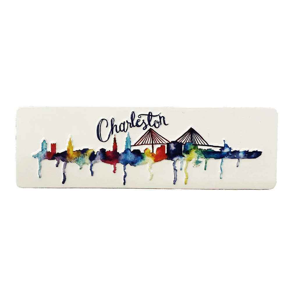 Metal Skyline Magnet