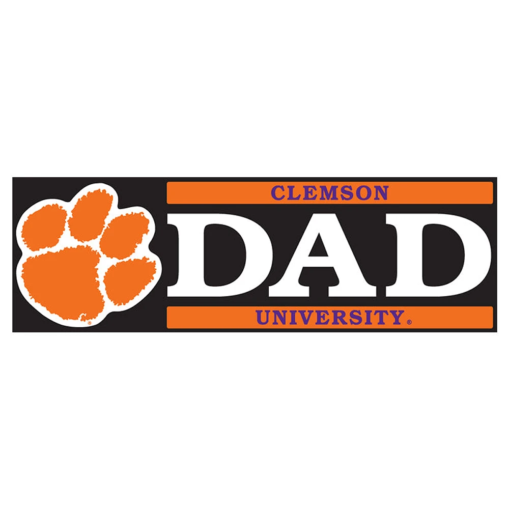 Clemson Dad Decal