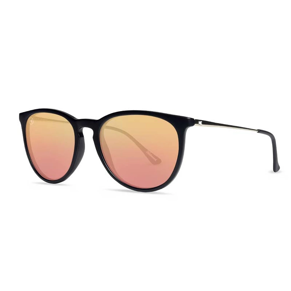 Knockaround® Mary Jane Sunglasses in Matte Black and Rose Gold