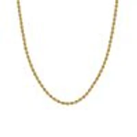 18″-22″ 2mm Rope Chain 10kt Yellow Gold