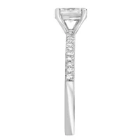 Fire of the North Oval Engagement Ring with .65 Carat TW of Diamonds in 14kt White Gold