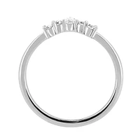 Laurel Luxe Diamond Band with .29 Carat TW of Diamonds in 14kt White Gold