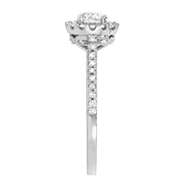 Fire of the North Halo Engagement Ring with .67 Carat TW of Diamonds in 14kt White Gold