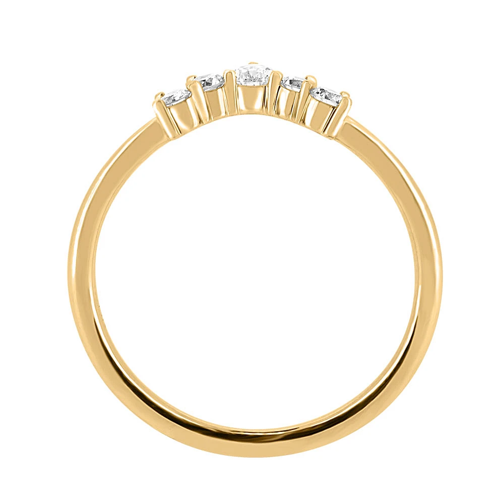 Laurel Luxe Diamond Band with .29 Carat TW of Diamonds in 14kt Yellow Gold