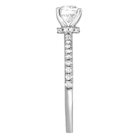 Colourless Collection Solitaire Engagement Ring with .80 Carat TW of Diamonds in 18kt White Gold