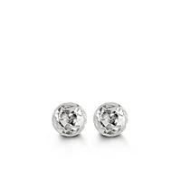 5MM Ball Earrings in 10kt White Gold