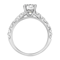 Engagement Ring with 1.84 Carat TW of Diamonds in 18kt White Gold