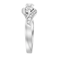 Fire of the North Diamond Engagement Ring with .70 Carat TW of Diamonds in 14kt White Gold