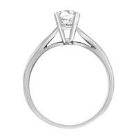 Fire Of The North Solitaire Engagement Ring with .50 Carat Diamond in 14kt Gold