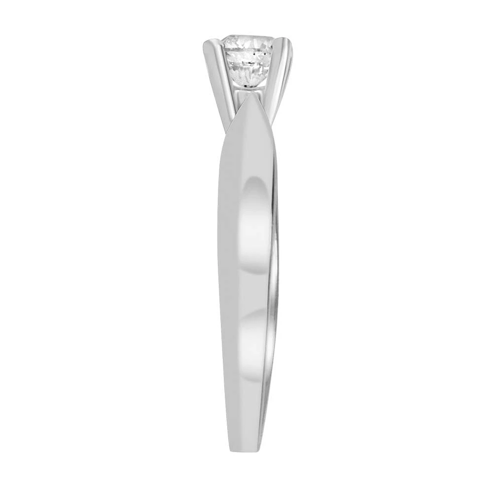Fire Of The North Solitaire Engagement Ring with .50 Carat Diamond in 14kt Gold
