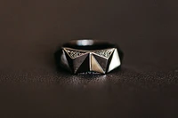 Star Wars Darth Vader Ring with .20 Carat TW of Diamonds in Sterling Silver