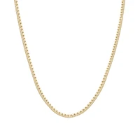 18″-20″ Box Chain in 10kt Yellow Gold